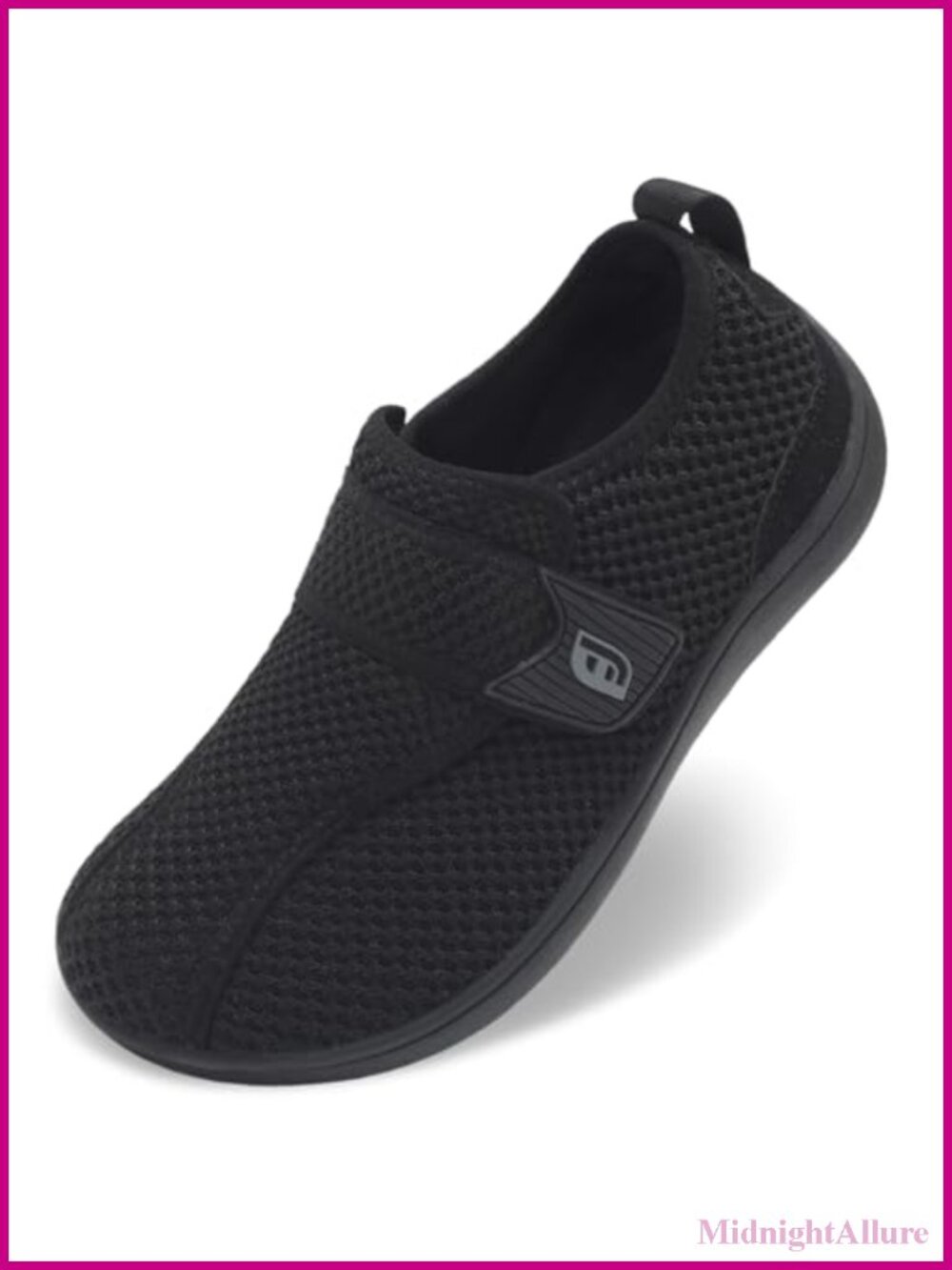 Adjustable Diabetic Wide Walking Shoes Zero Drop Breathable